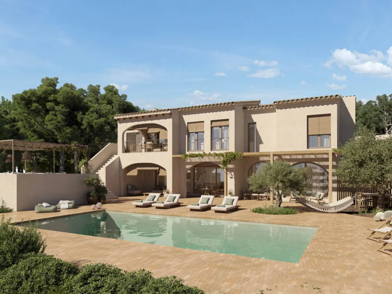 Projet de villa méditerranéenne à Benissa, La Fustera avec vue mer