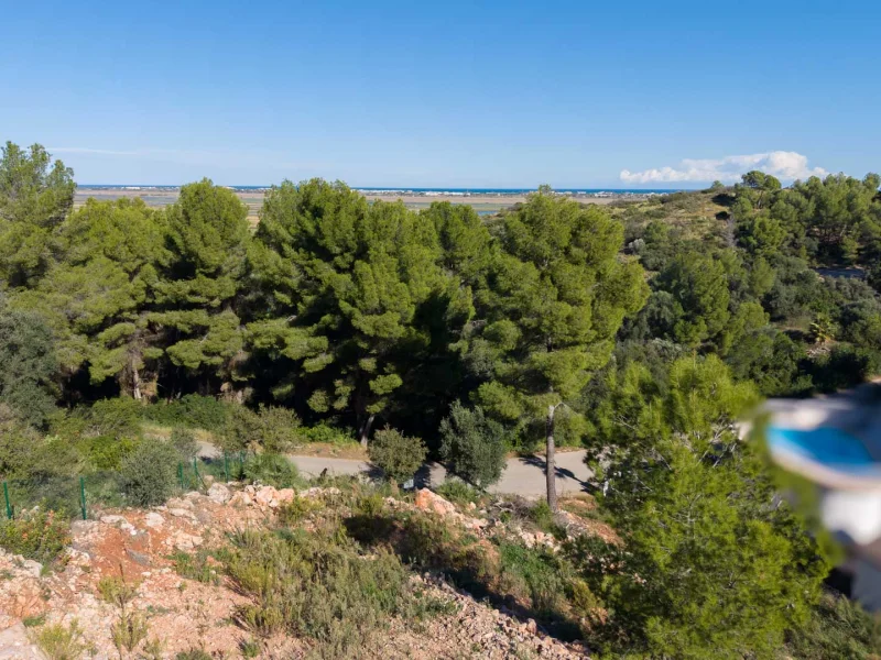 Terrain urbain à Pego, Montepego avec vue sur la mer