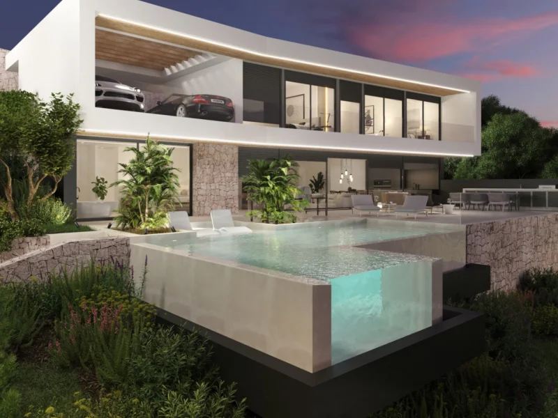 Villa moderne avec vue mer à Benitachell, Cumbre del Sol