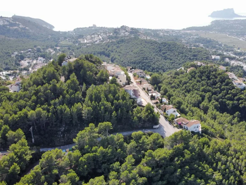 Terrain exclusif à Paichi, Moraira avec vues panoramiques