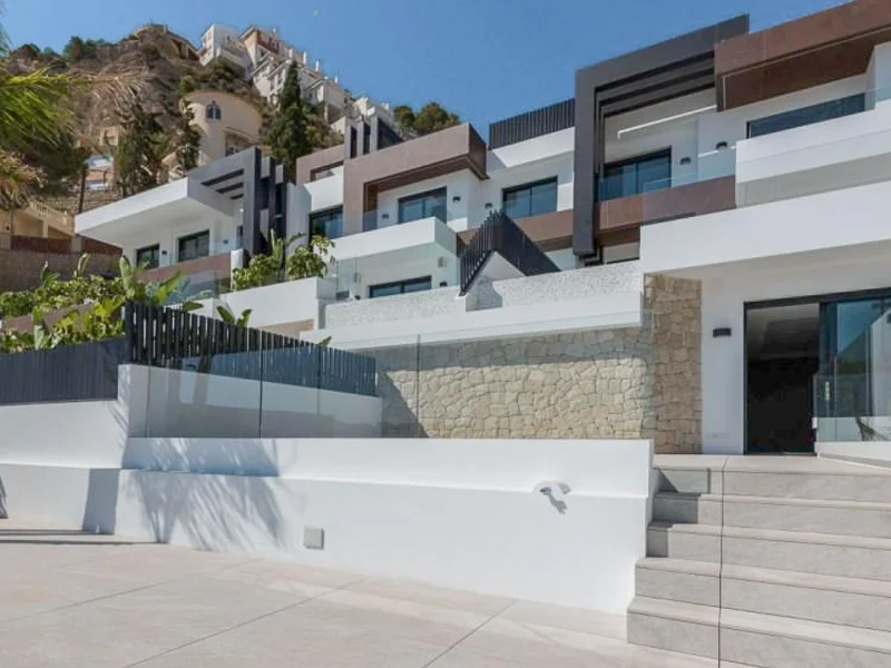 Appartement duplex de luxe à Benidorm avec vue mer et piscine privée