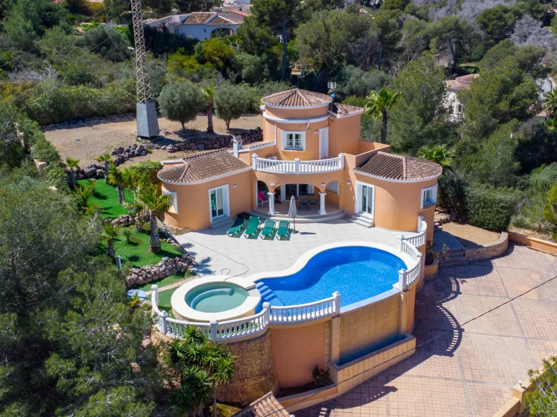 Villa à Costa Nova, Jávea avec piscine privée et vue mer