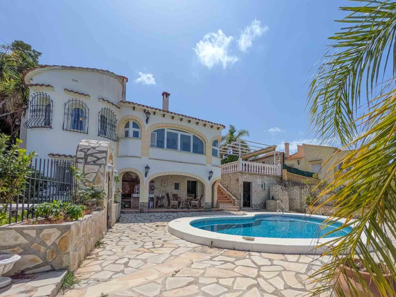Villa avec vue panoramique sur la mer à La Pedrera, Dénia