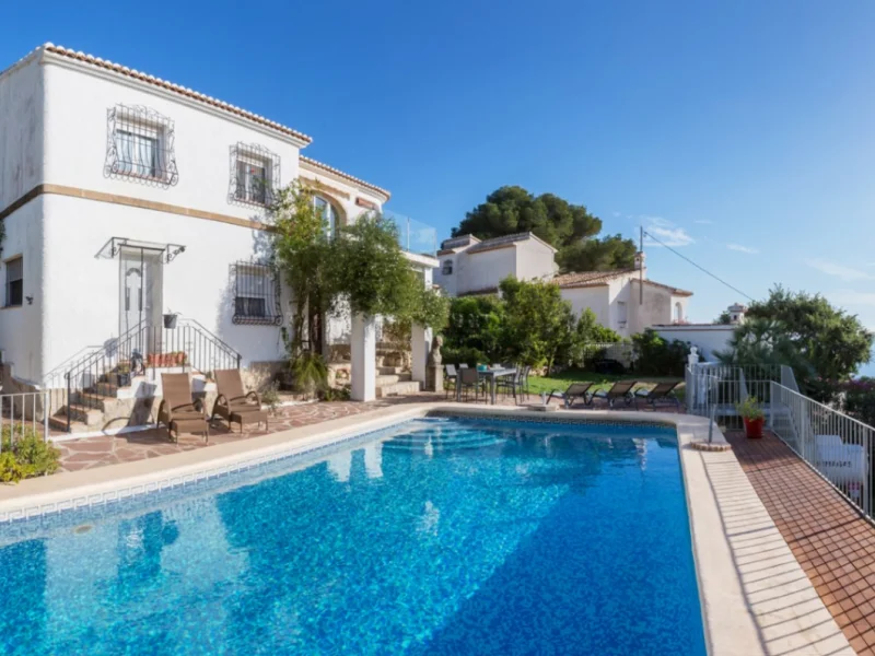 Villa avec vue mer et piscine à Benitachell, Cumbre del Sol