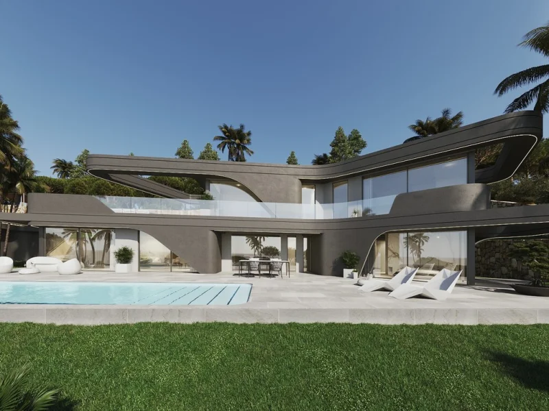 Villa d'architecte moderne à Jávea avec piscine privée