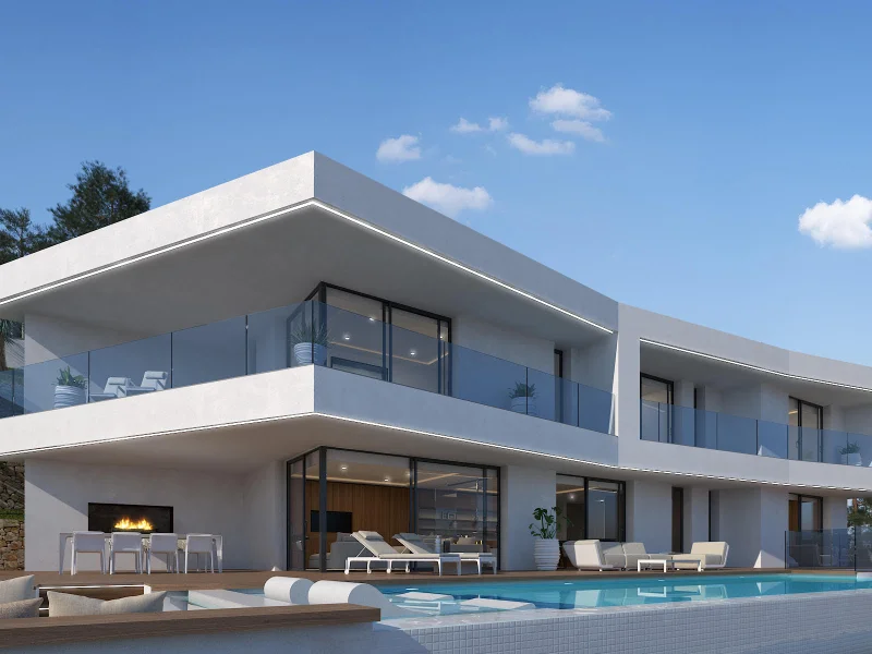 Villa de luxe moderne avec vue sur la mer à Jávea