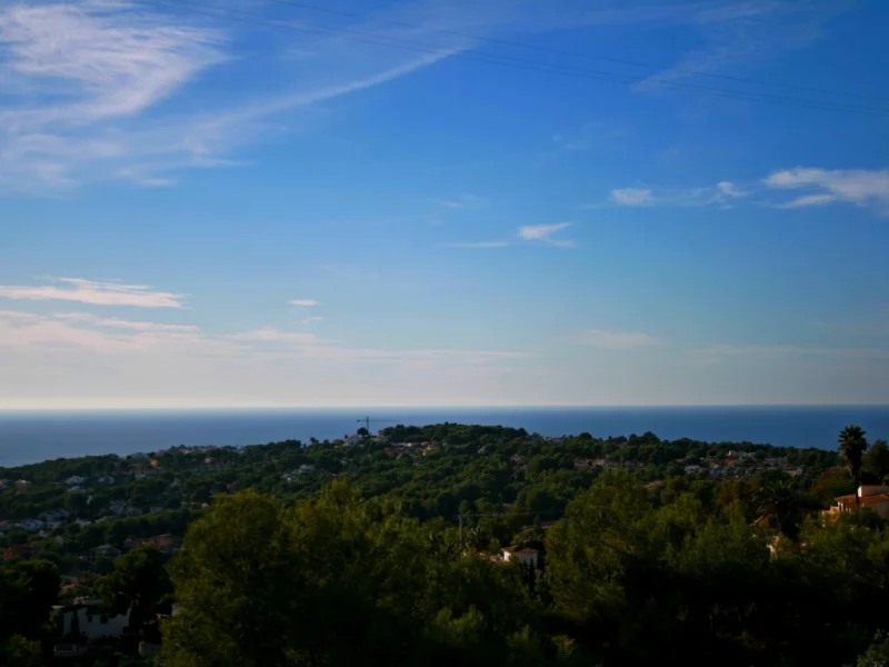 Terrain à Moraira Benimeit avec vue sur la mer