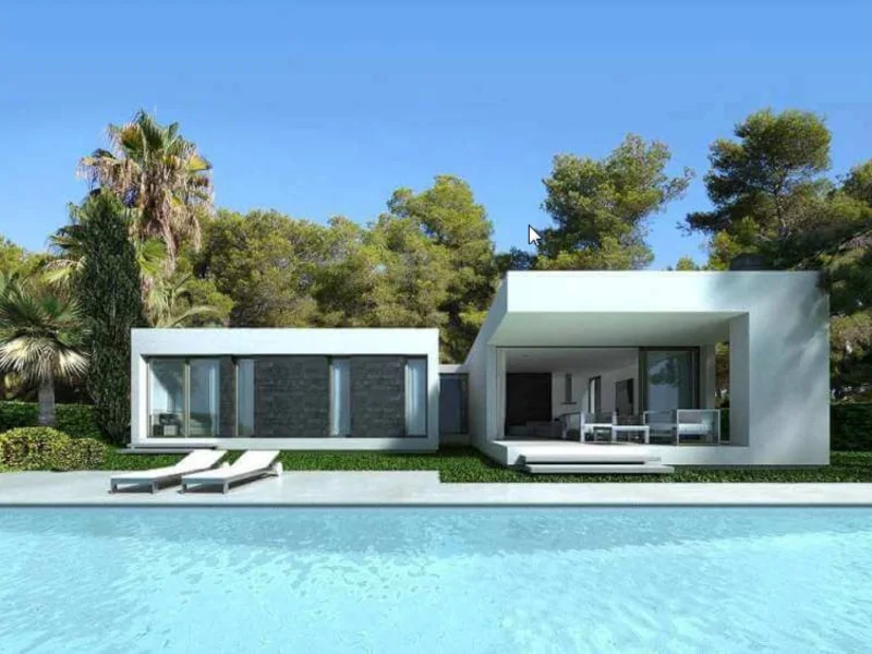 Villa neuve moderne à Pedreguer, Monte Solana avec vue panoramique