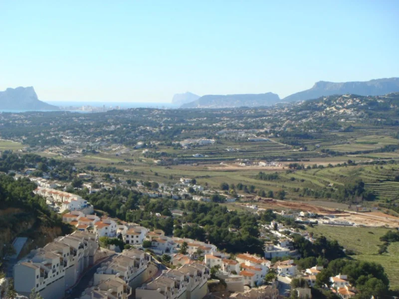 Projet d'investissement à Benitachell avec vues panoramiques