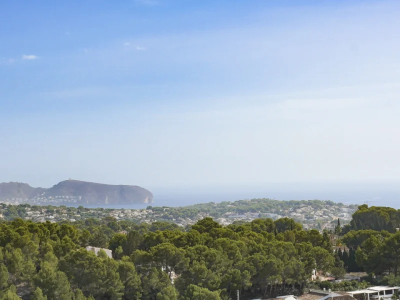 Grand terrain à bâtir à Benissa, La Fustera avec vue mer