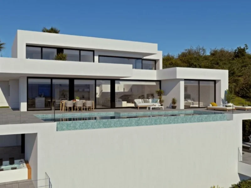 Villa moderne avec vue mer à Cumbre del Sol, Benitachell