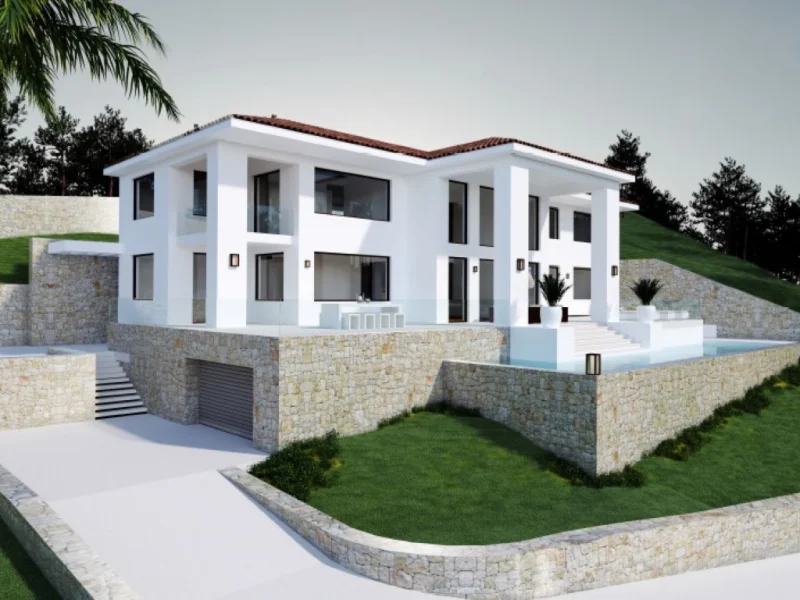 Spacieuse villa de cinq chambres à Jávea avec vues panoramiques