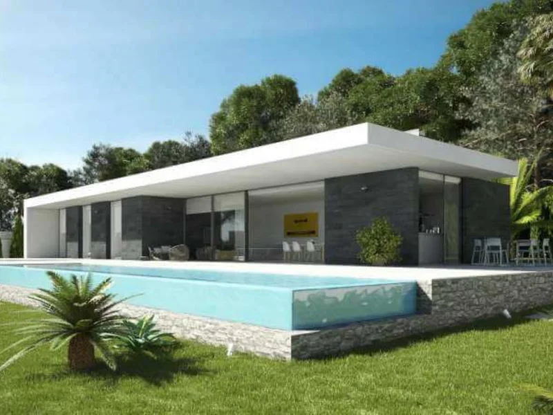 Villa moderne neuve à Dénia avec piscine proche de la plage