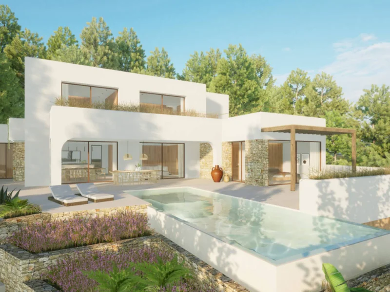 Villa de 4 chambres à vendre à Moraira: Intimité et confort