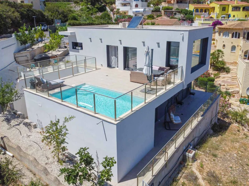 Villa moderne avec vue mer à Cumbre del Sol, Benitachell