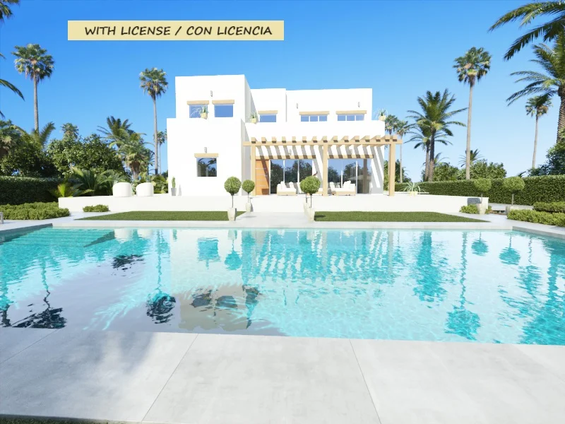 Villa moderne à Alcalalí, La Solana Gardens avec piscine privée