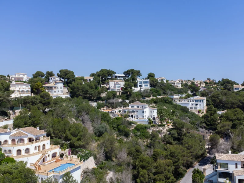 Terrain avec vue sur la mer à Costa Nova, Jávea