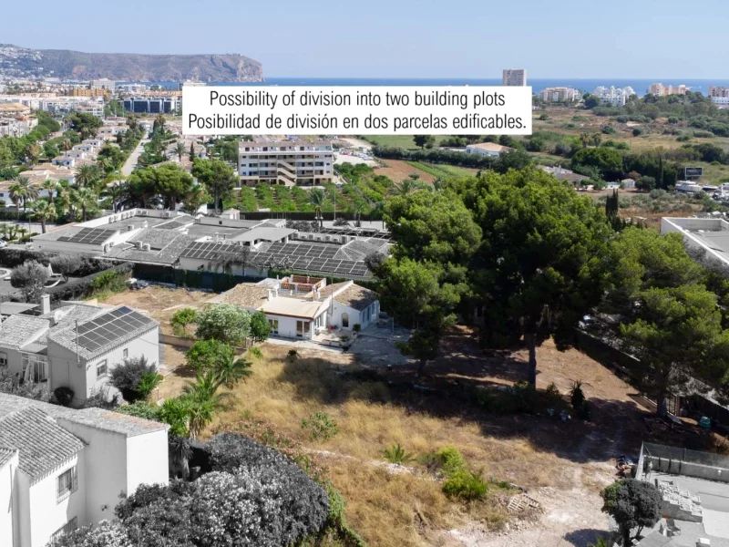 Terrain d'investissement à Jávea, Adsubia avec possibilité de division