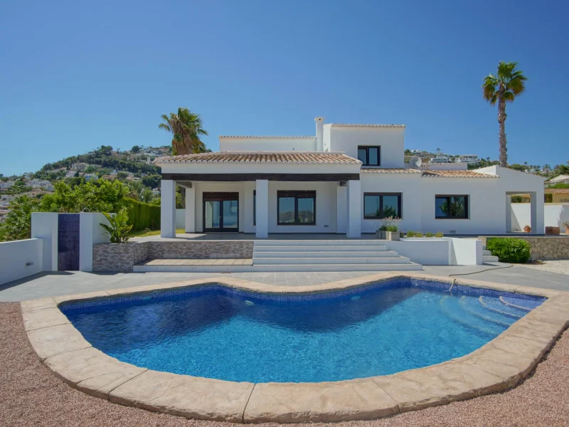 Villa méditerranéenne avec vue mer à Moraira, La Sabatera
