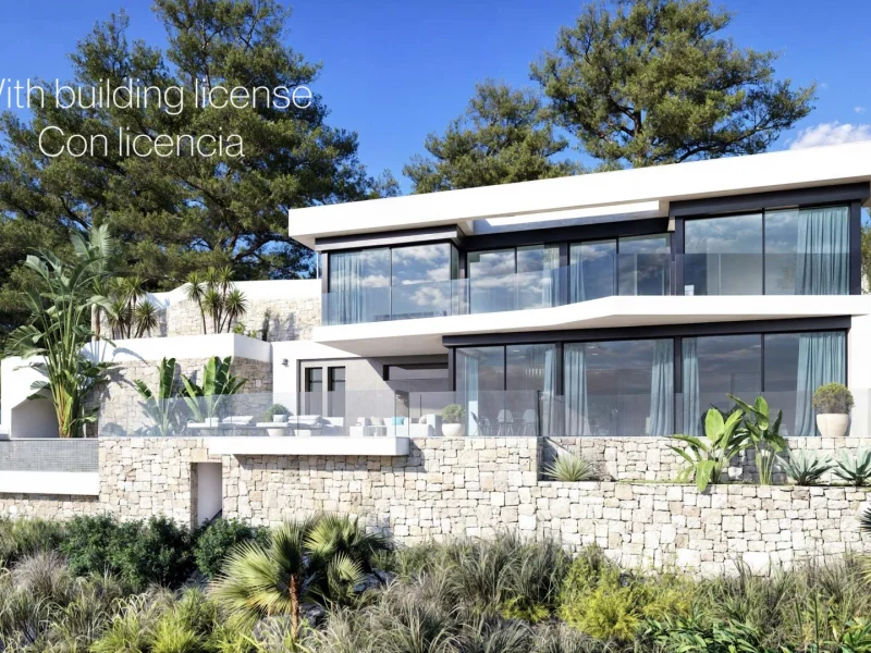Villa de luxe neuve avec vue mer à Racó de Galeno, Benissa