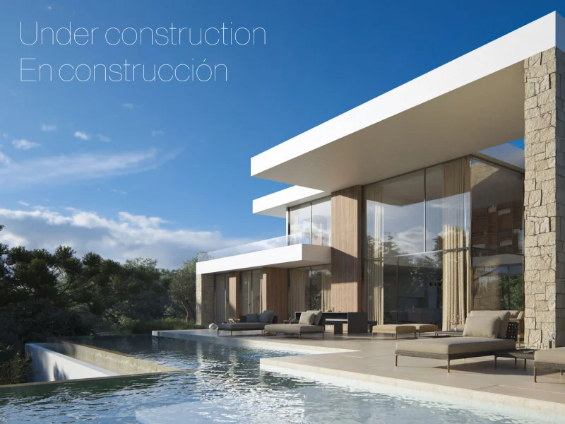 Villa contemporaine à Fanadix, Moraira avec vue panoramique sur la mer