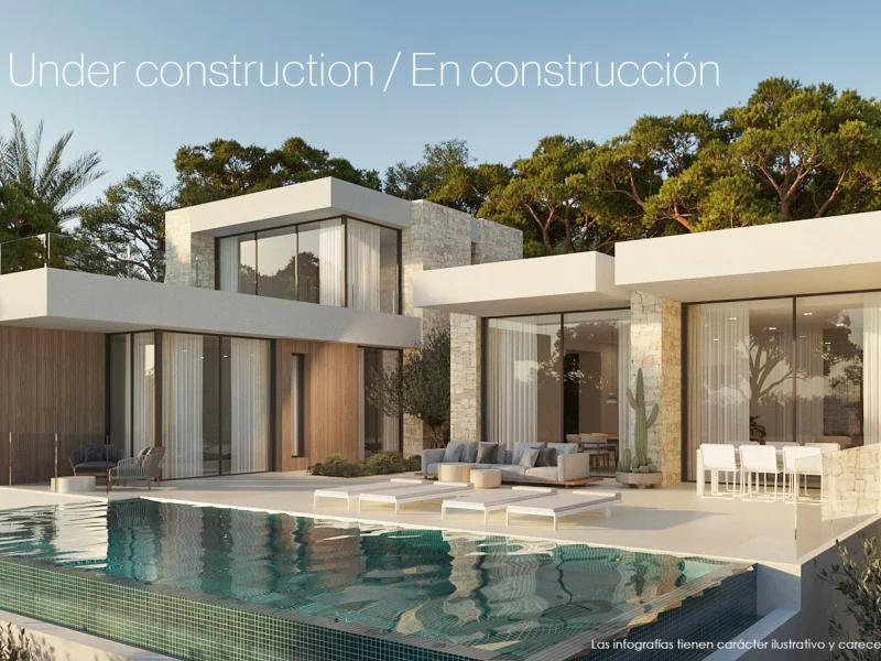 Projet de villa moderne à San Jaime Benissa avec vue sur la mer