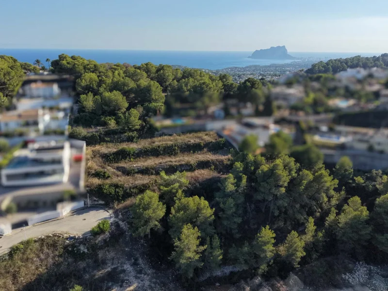 Terrain à Moraira, Benimeit avec vue mer