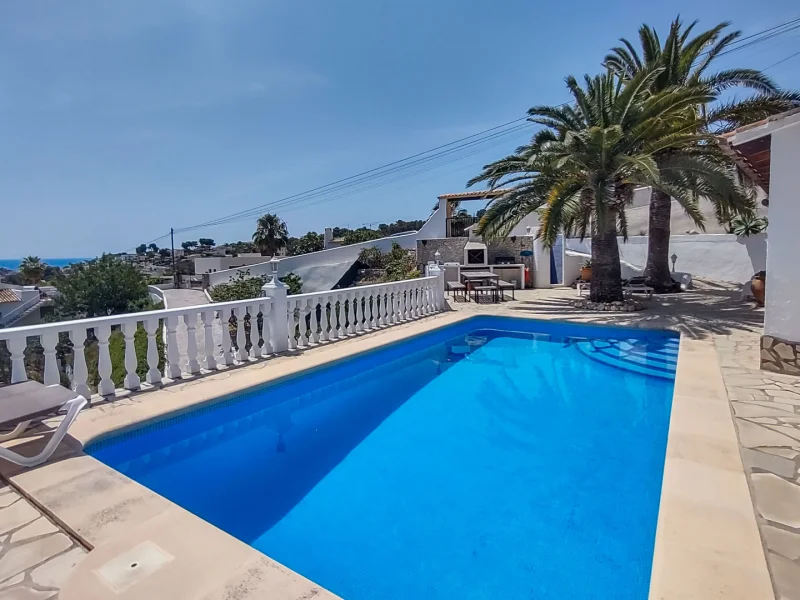 Charmante villa à Benissa avec piscine privée et vue mer