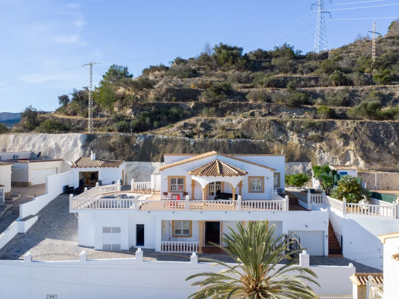 Villa avec appartement d'invités et vue mer à Partida Cucarres, Calpe