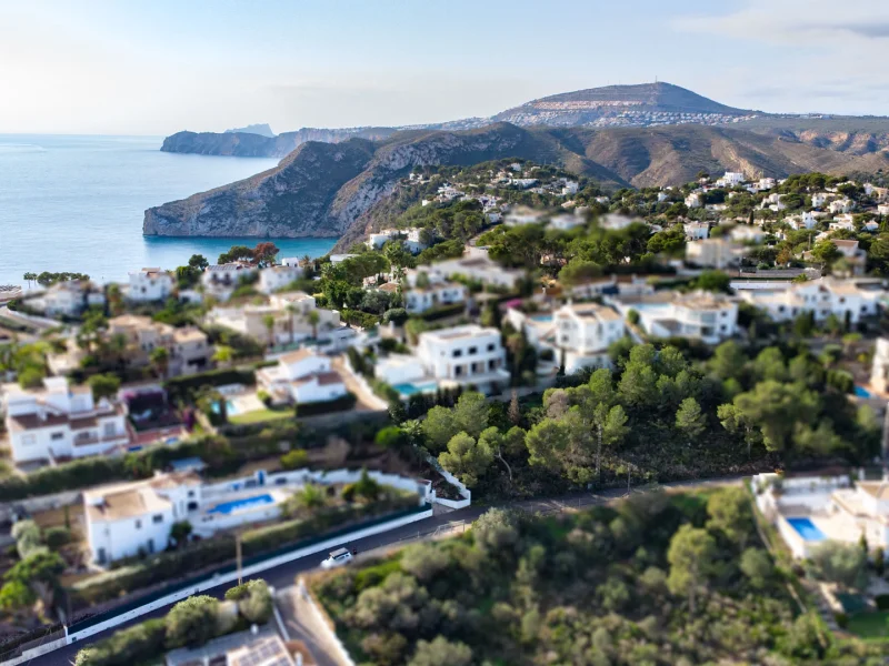 Terrain à bâtir avec vue mer à Granadella-Ambolo, Jávea