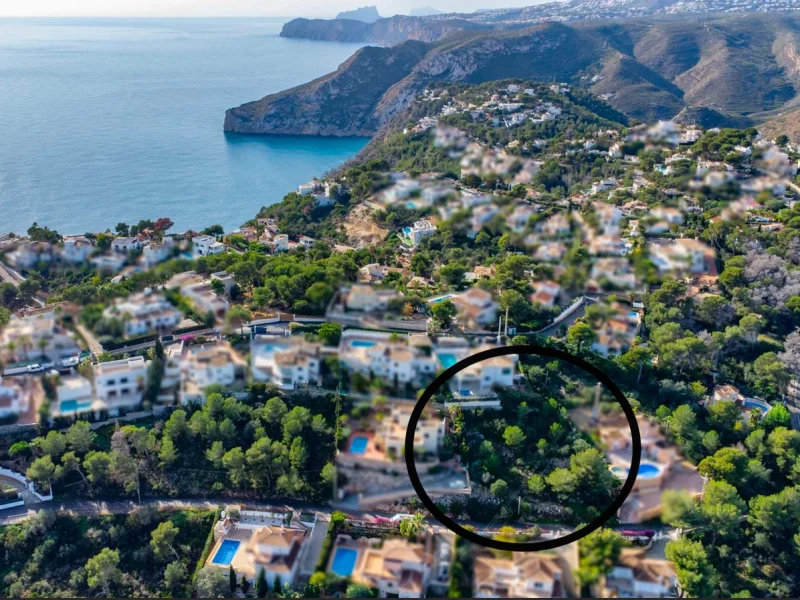 Terrain à bâtir à Jávea, Granadella-Ambolo avec vue mer