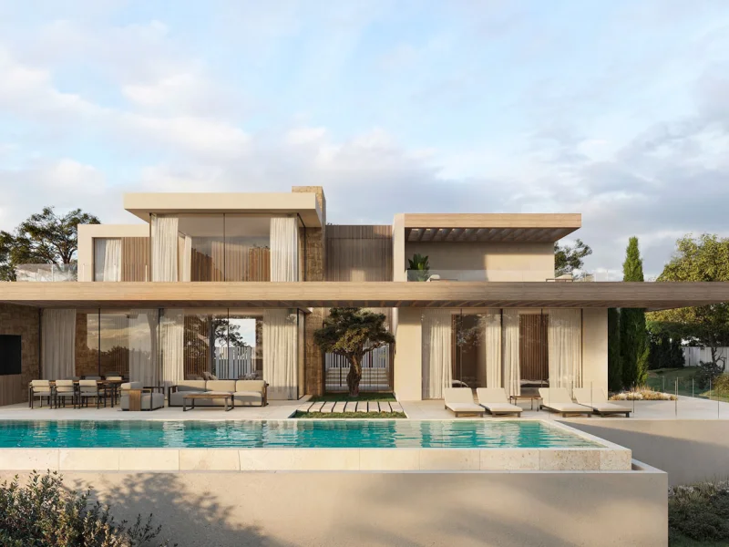 Villa moderne à Benissa, La Fustera avec vue panoramique sur la mer