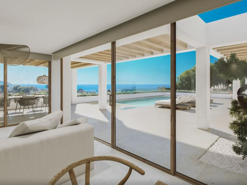 Villa Moderne à Moraira, Vue Panoramique