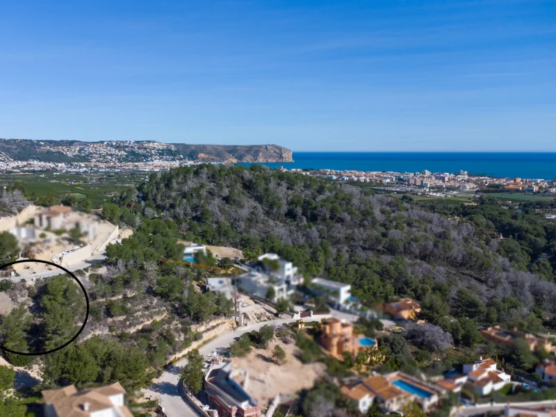Terrain constructible avec vue mer à Jávea, Tosalet 5