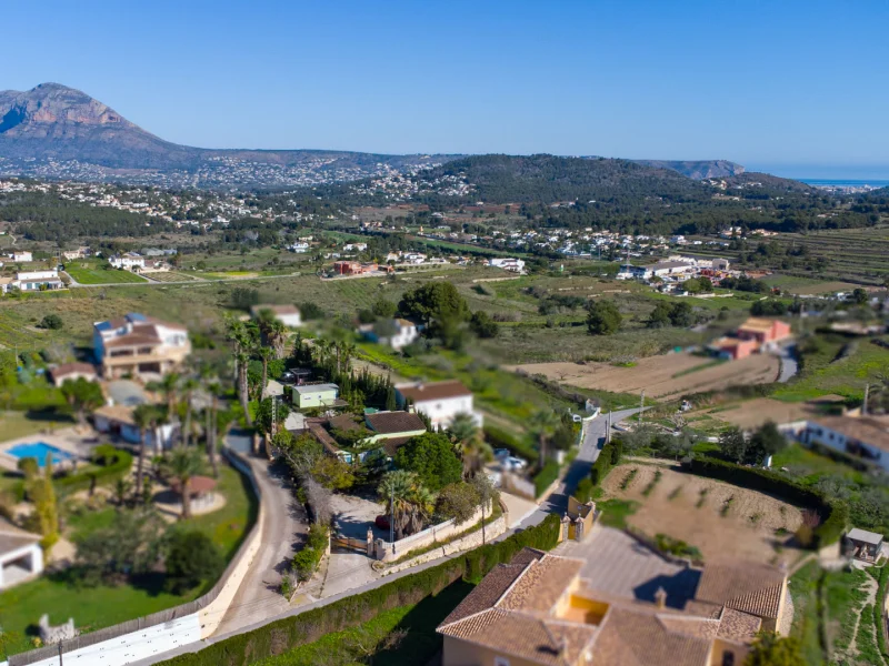 Villa traditionnelle à Benitachell avec vues panoramiques sur le Montgó