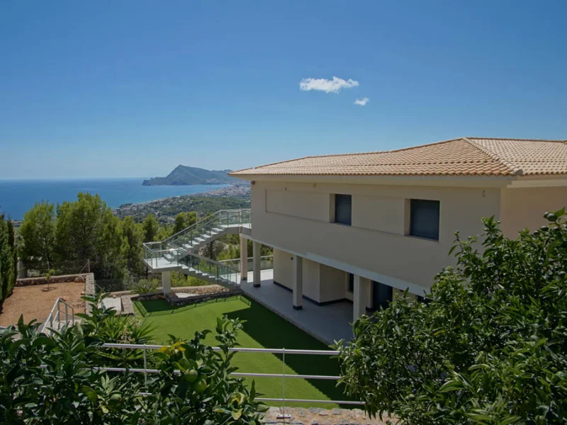 Villa moderne de luxe à Altea avec vue panoramique sur la mer