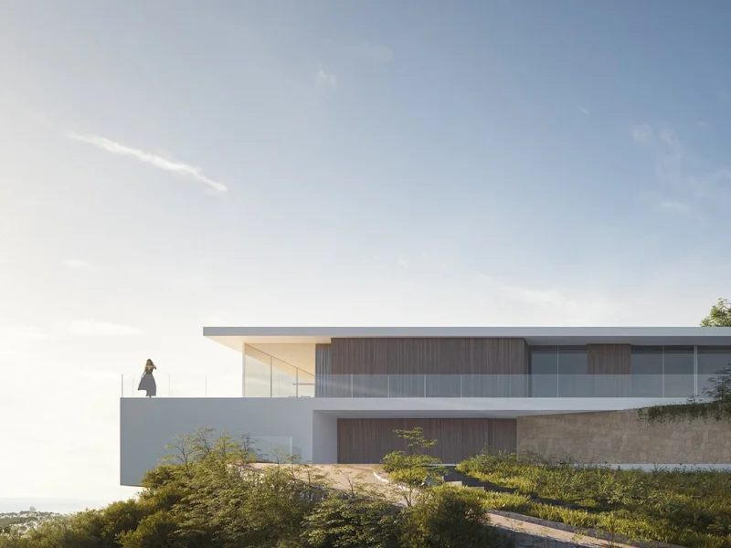 Villa design moderne à Moraira avec vues panoramiques
