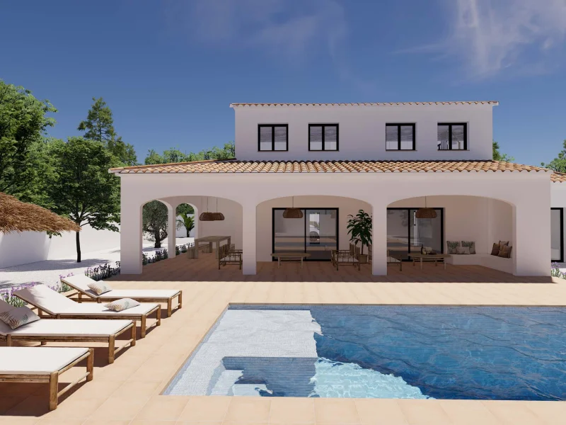 Villa méditerranéenne avec piscine privée à Moraira