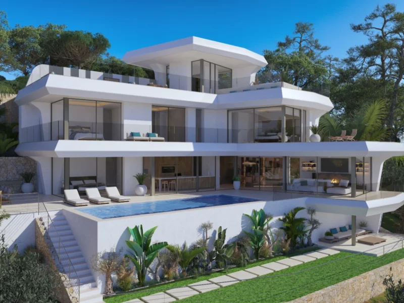 Villa de luxe à Altea, Altea Hills avec vue sur la mer