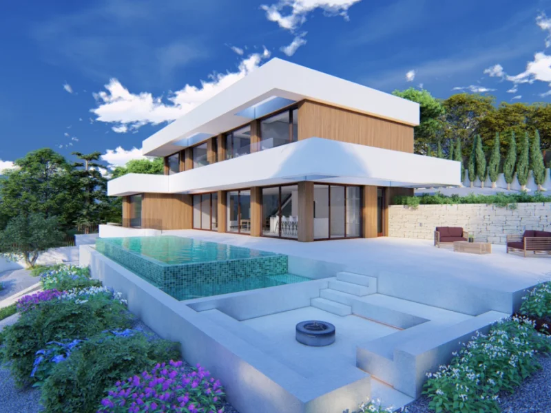 Villa de luxe à Galera de Las Palmeras, Altea avec vue mer