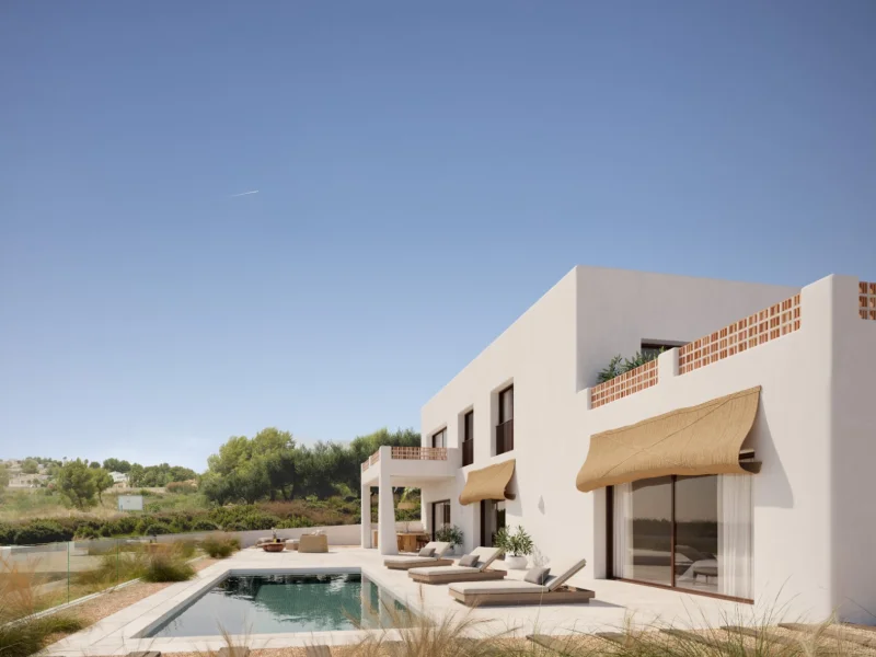 Villa moderne à Moraira, Benimeit avec piscine privée