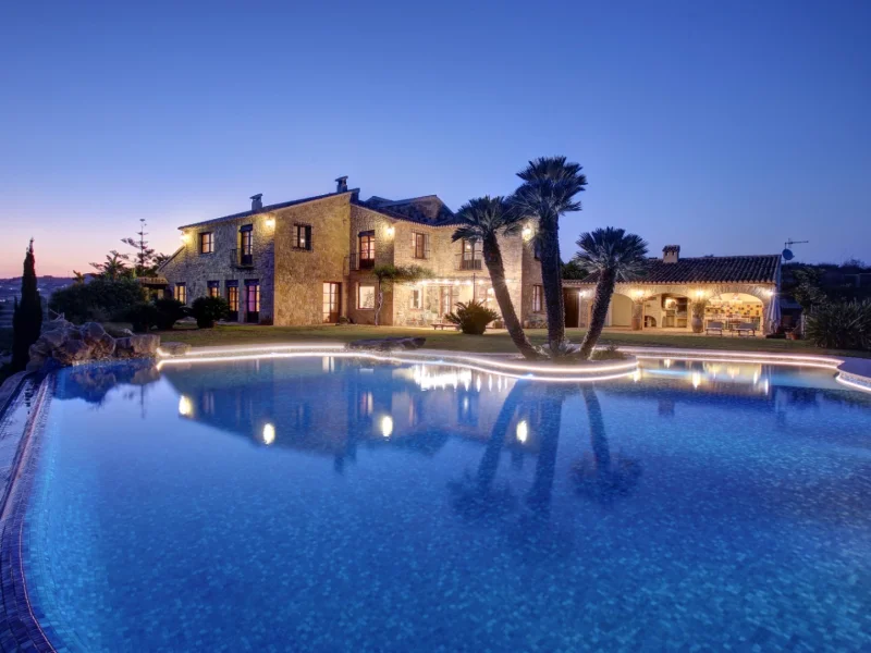Finca méditerranéenne à Moraira avec vue sur la mer
