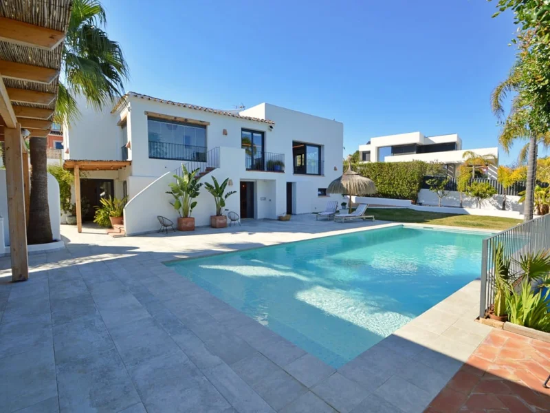 Élégante villa de style Ibiza à Adsubia, Jávea avec vue mer