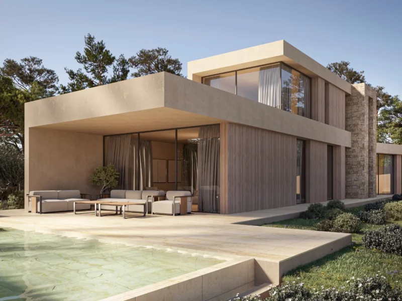 Villa de style ibizien à Moraira, Andrago - Moravit