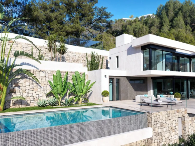 Villa moderne à Benissa, Raco de Galeno avec vue mer