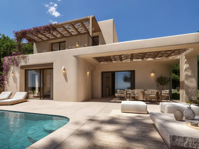 Villa Thalassa : villa rénovée avec vue mer à Balcón al Mar, Jávea