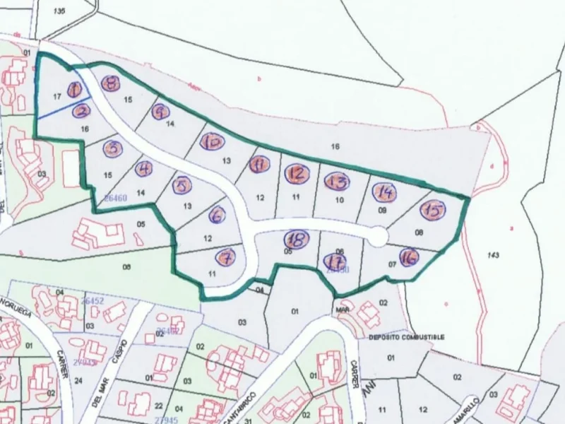 18 parcelles urbaines à vendre à Jávea, Rafalet