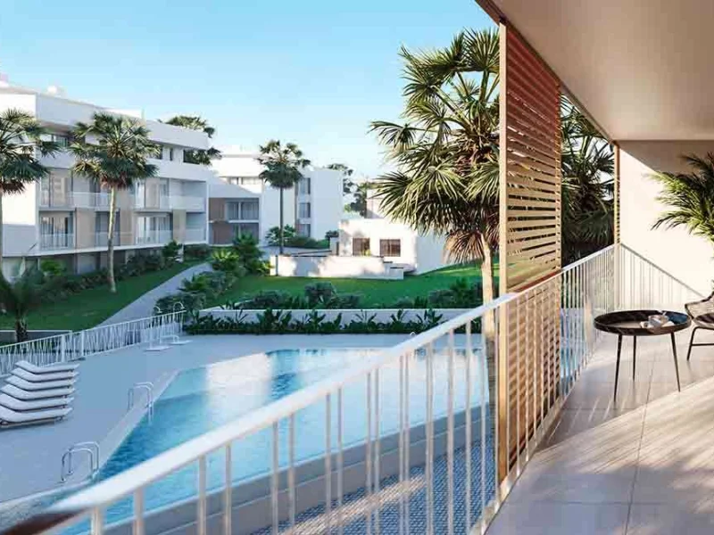 Appartement neuf avec piscine et salle de sport à Jávea