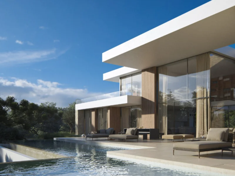 Villa de luxe neuve à Moraira avec vue sur la mer