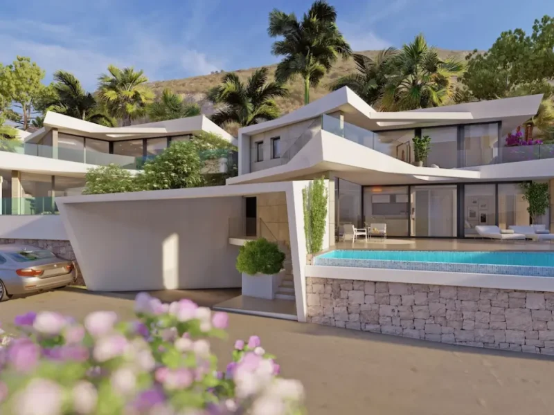 Villa moderne avec vue sur la mer à Benitachell